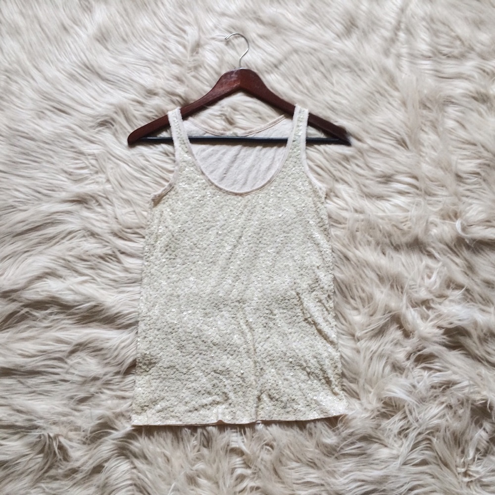 LAST CHANCE J.Crew Sequined Top